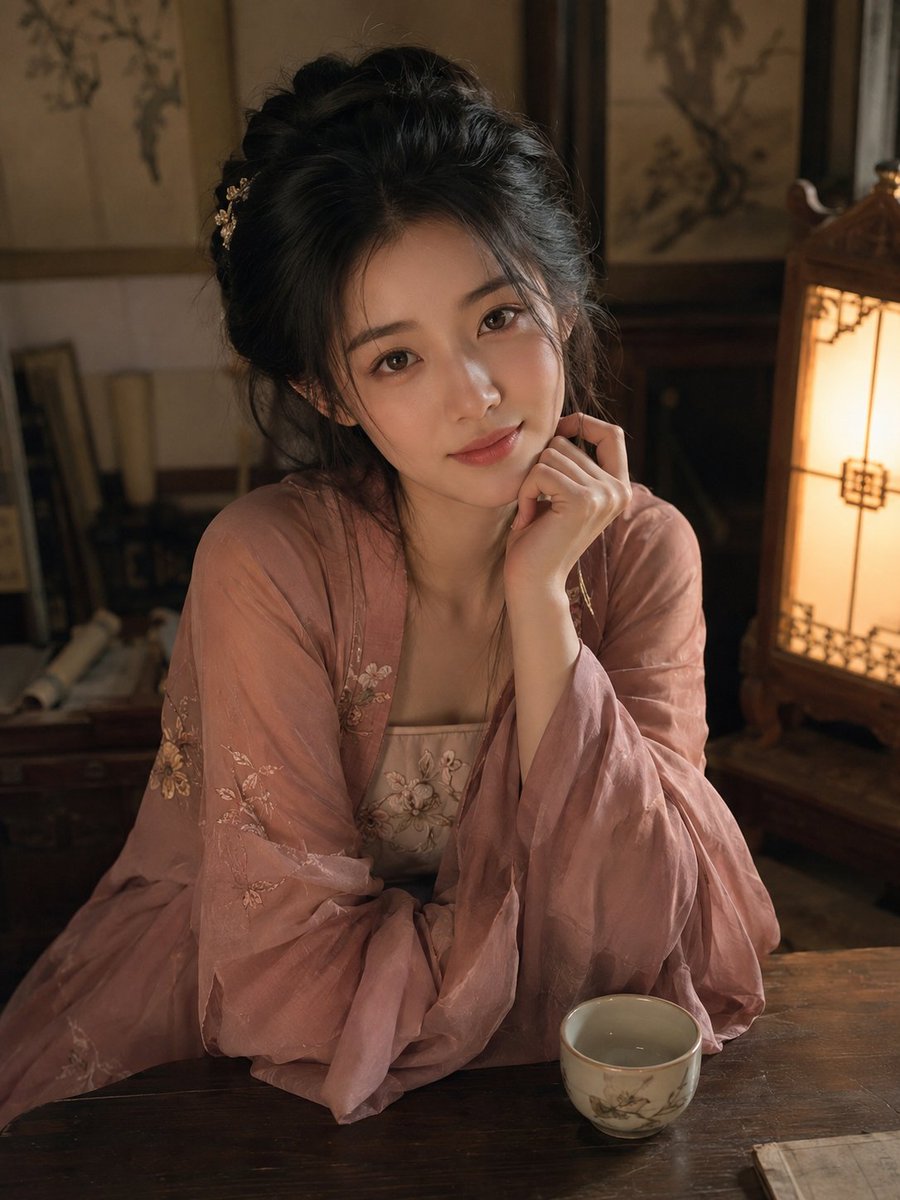 像是隔着很久以前的时光，和你对视了一眼 — visual result shared by @chenlinspark