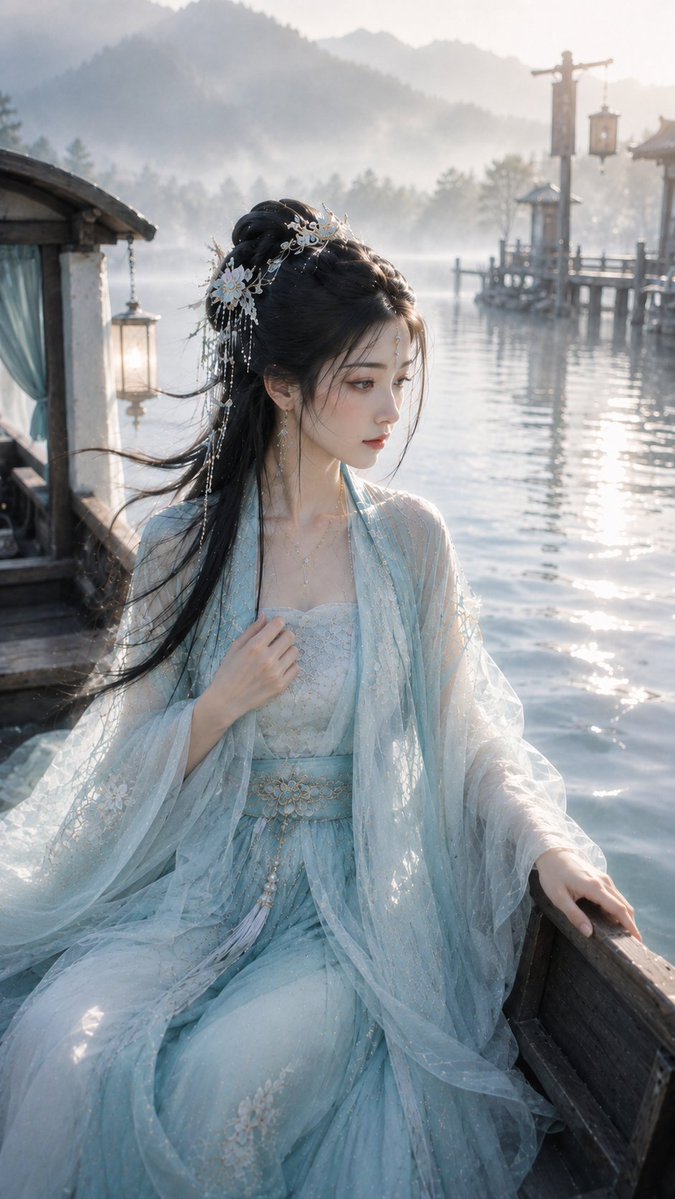 GPT Image 2生成古风图片：一程烟水 — visual result shared by @liyue_ai