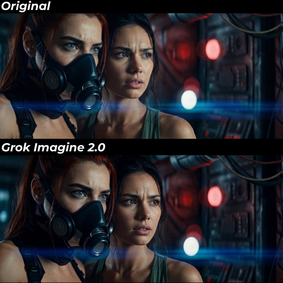 Image upscaling with @imagine Grok Imagine 2.0 — visual result shared by @AITrailerverse