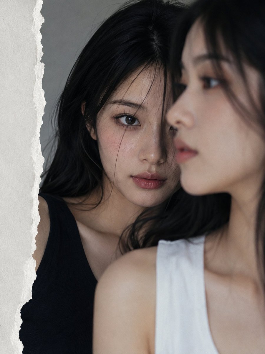 A high-fashion cinematic close-up portrait of — visual result shared by @Aqsahere_