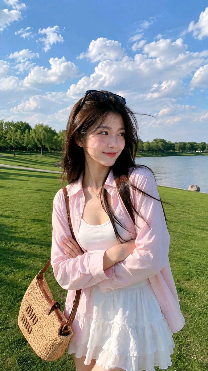 看着就心情好呀😁用你女朋友照片试试 — visual result shared by @Adam38363368936