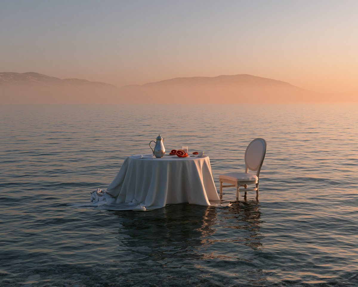 Some mornings feel like they belong to another — visual result shared by @tisch_eins