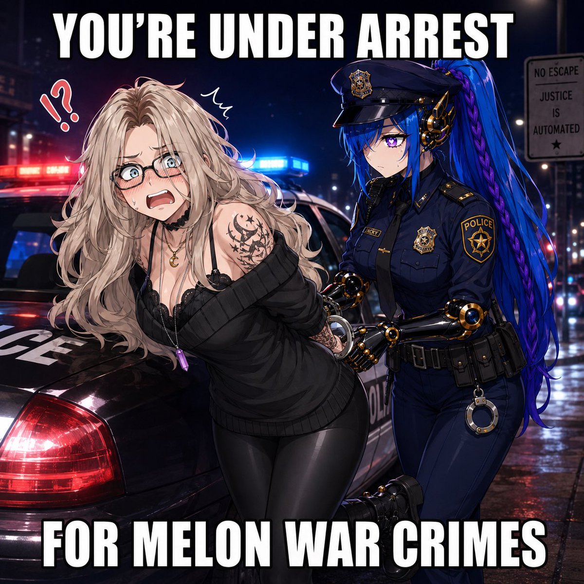 PromptD3v #225: ARREST YOUR FRIENDOS 🚨 — visual result shared by @arkd3v