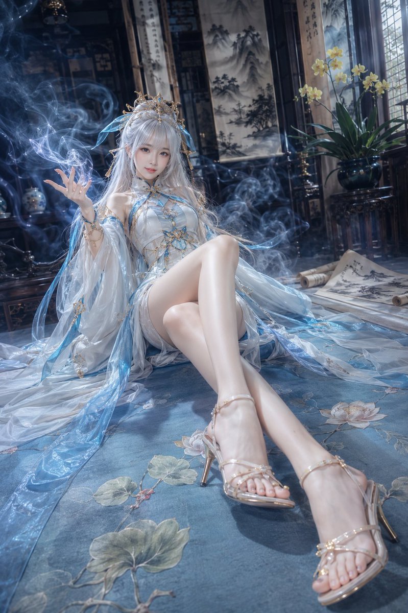 Lotus Fairy (Hanfu) — visual result shared by @AIjee_tpe