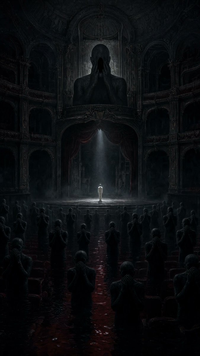 🤐 Silence doesn’t kill the darkness. It gives — visual result shared by @PromptSin