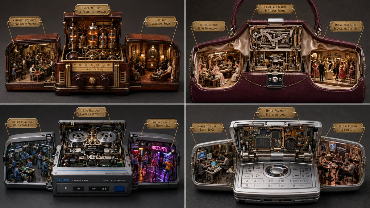 Retro device dioramas with GPT Image 2. It's s — visual result shared by @Gdgtify