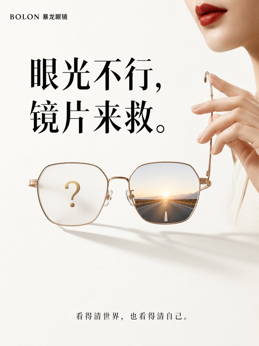 眼光不行 镜片来救 — visual result shared by @songguoxiansen