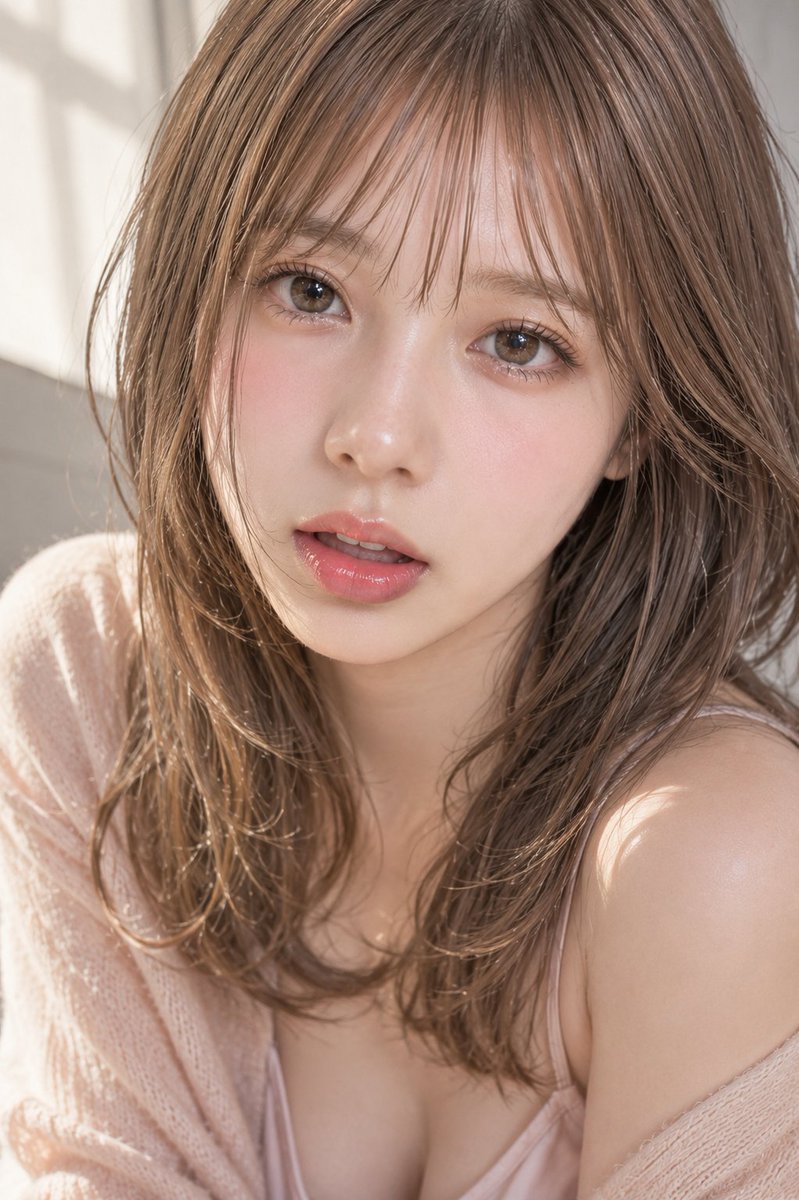 淡い桃色と、光を映すまなざし🌸✨ — visual result shared by @CyberTotal2026