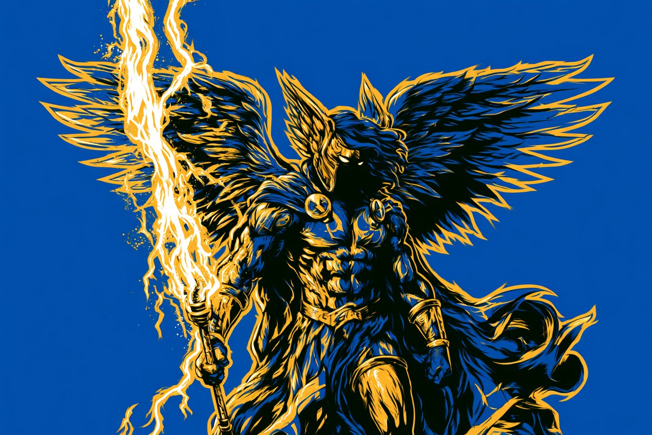 MYTHICAL SUPERHERO CHRONICLES — visual result shared by @LudovicCreator