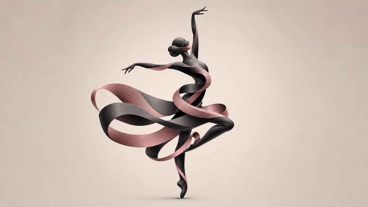 Ribbon-form illustrations hit different. — visual result shared by @aleenaamiir