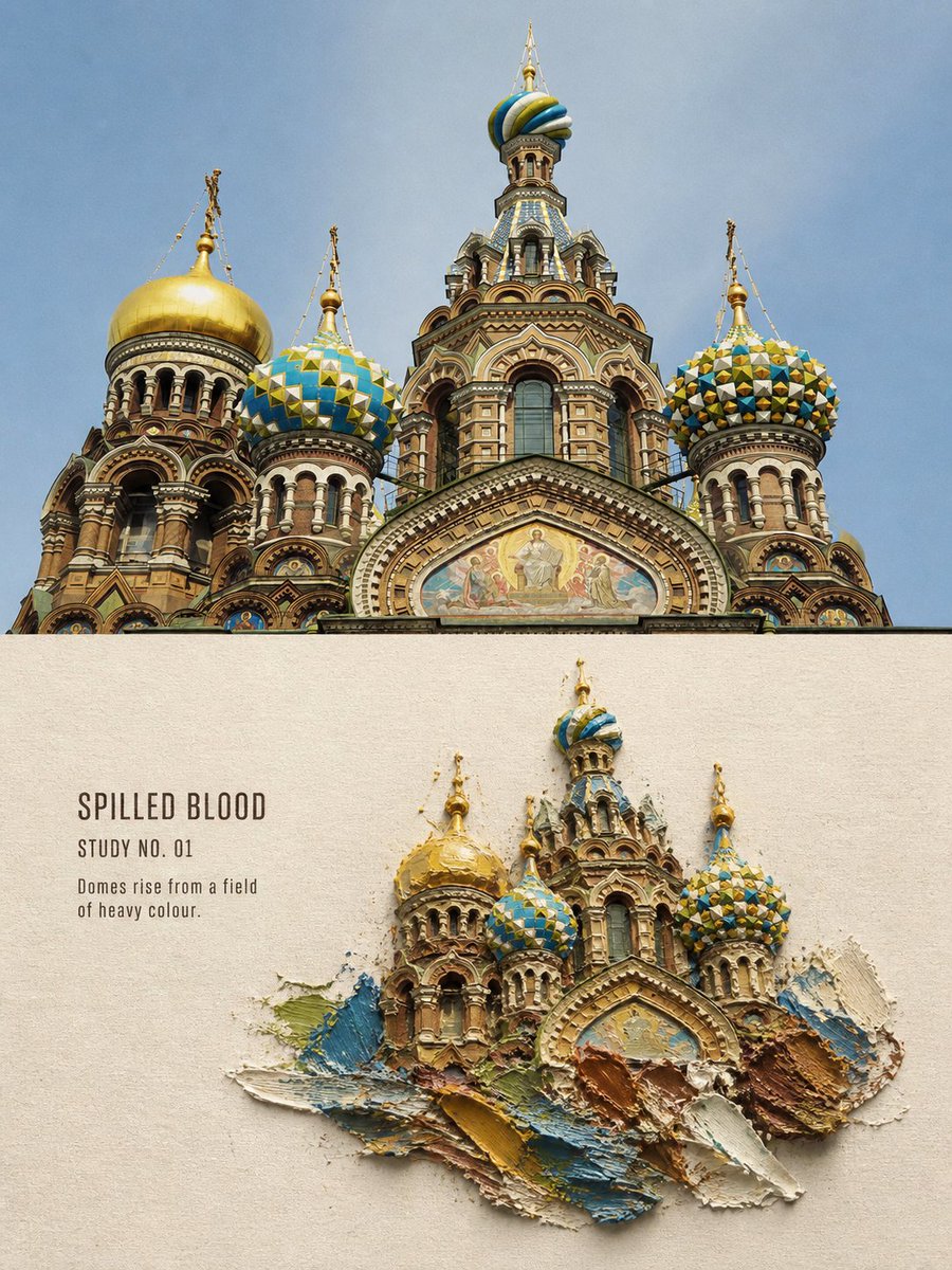 【IMPASTO MEMORY DIORAMA|厚涂记忆微缩】 — visual result shared by @Hamburgerai