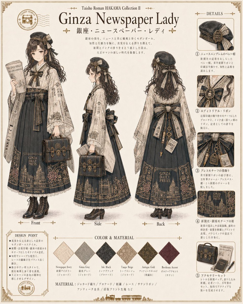 👗AI衣装デザイン図鑑👗 — visual result shared by @tarotaro_mgm