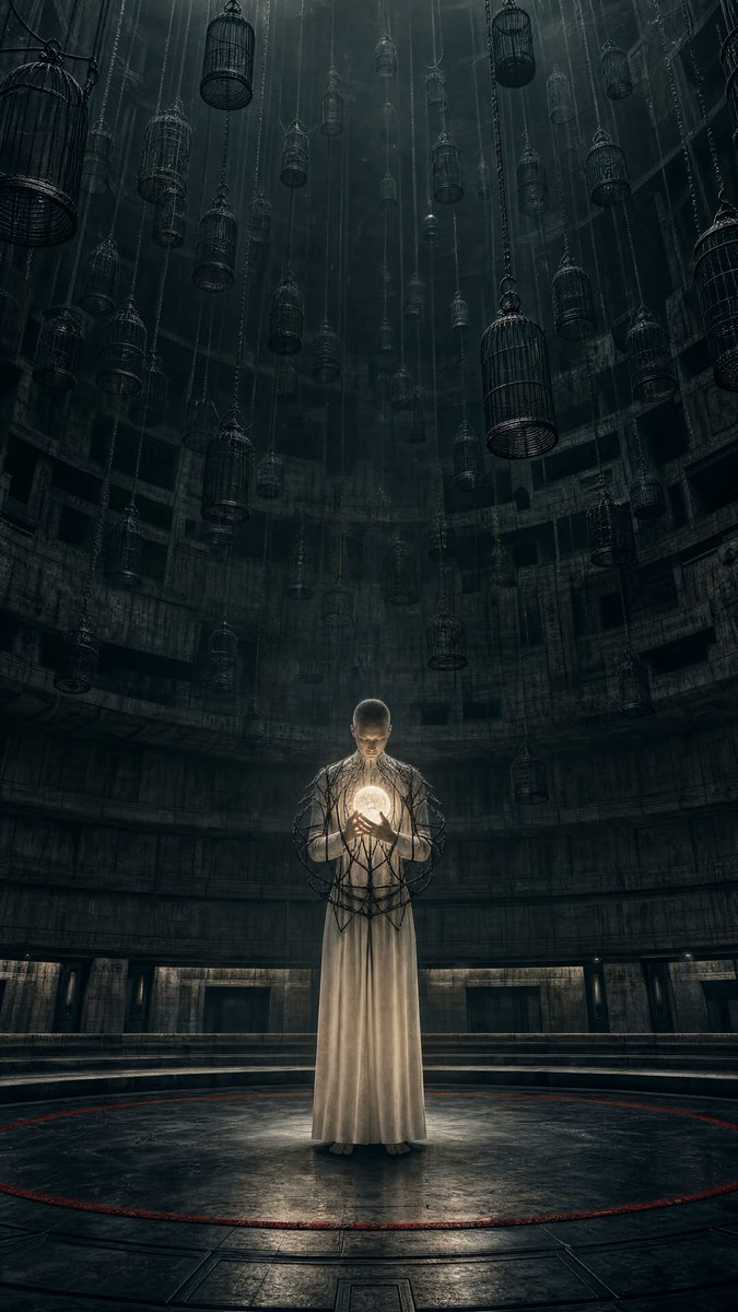 ๐ The darkest cages are the ones we build arou โ visual result shared by @PromptSin
