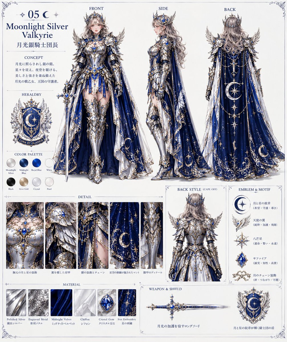 👗AI衣装デザイン図鑑👗 — visual result shared by @tarotaro_mgm