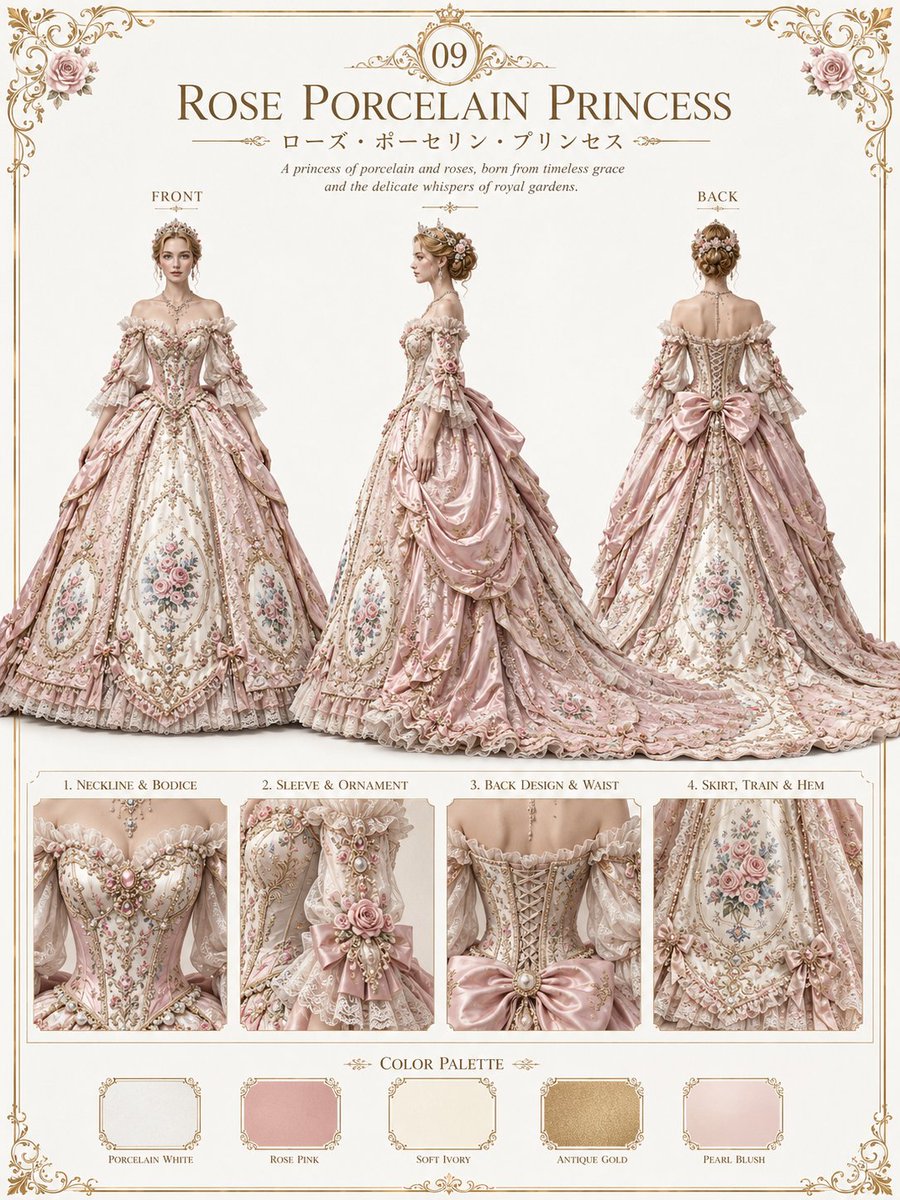 👗AI衣装デザイン図鑑👗 — visual result shared by @tarotaro_mgm
