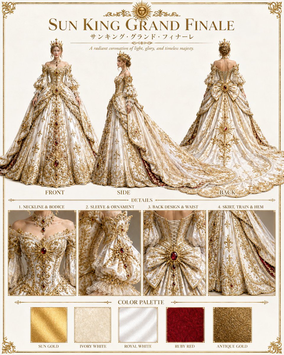 👗AI衣装デザイン図鑑👗 — visual result shared by @tarotaro_mgm
