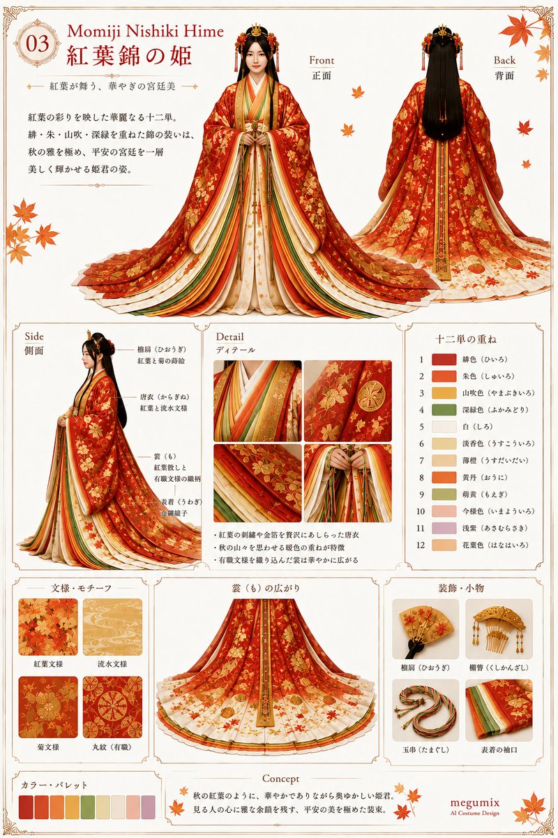 👗AI衣装デザイン図鑑👗 — visual result shared by @tarotaro_mgm
