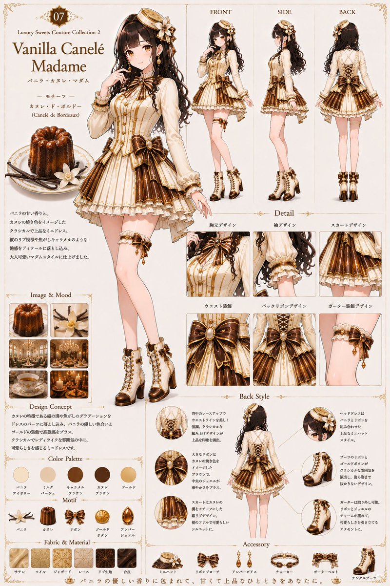👗AI衣装デザイン図鑑👗 — visual result shared by @tarotaro_mgm