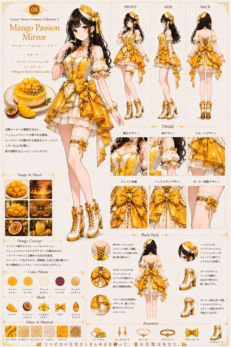 👗AI衣装デザイン図鑑👗 — visual result shared by @tarotaro_mgm