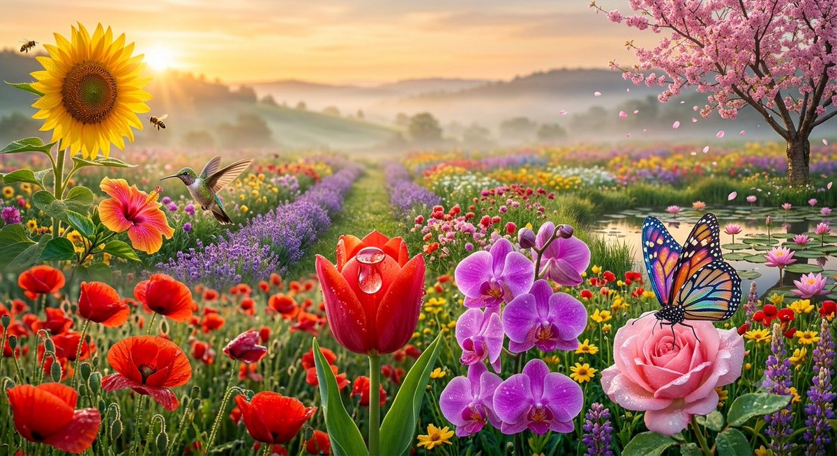 Fantastic Flowers of the Nature Wallpaper — visual result shared by @WallPapers360