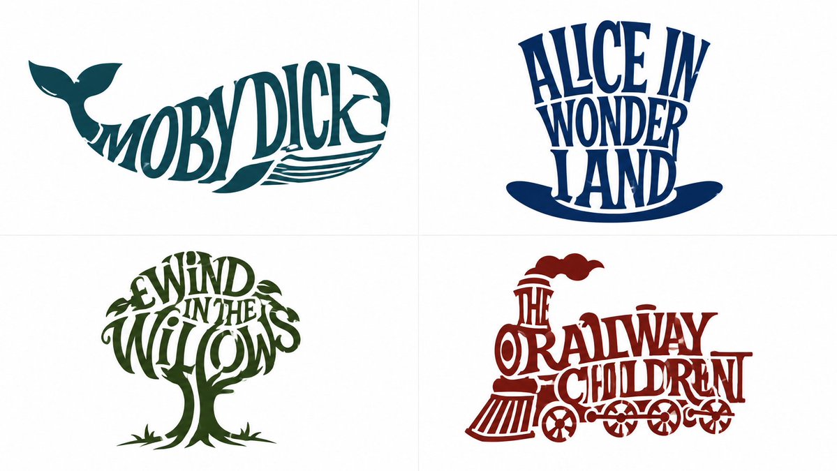 4 classic books visualized with GPT. Very vers — visual result shared by @Gdgtify