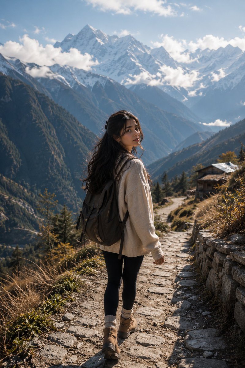 Finding peace high above the world. — visual result shared by @Minahil42298354