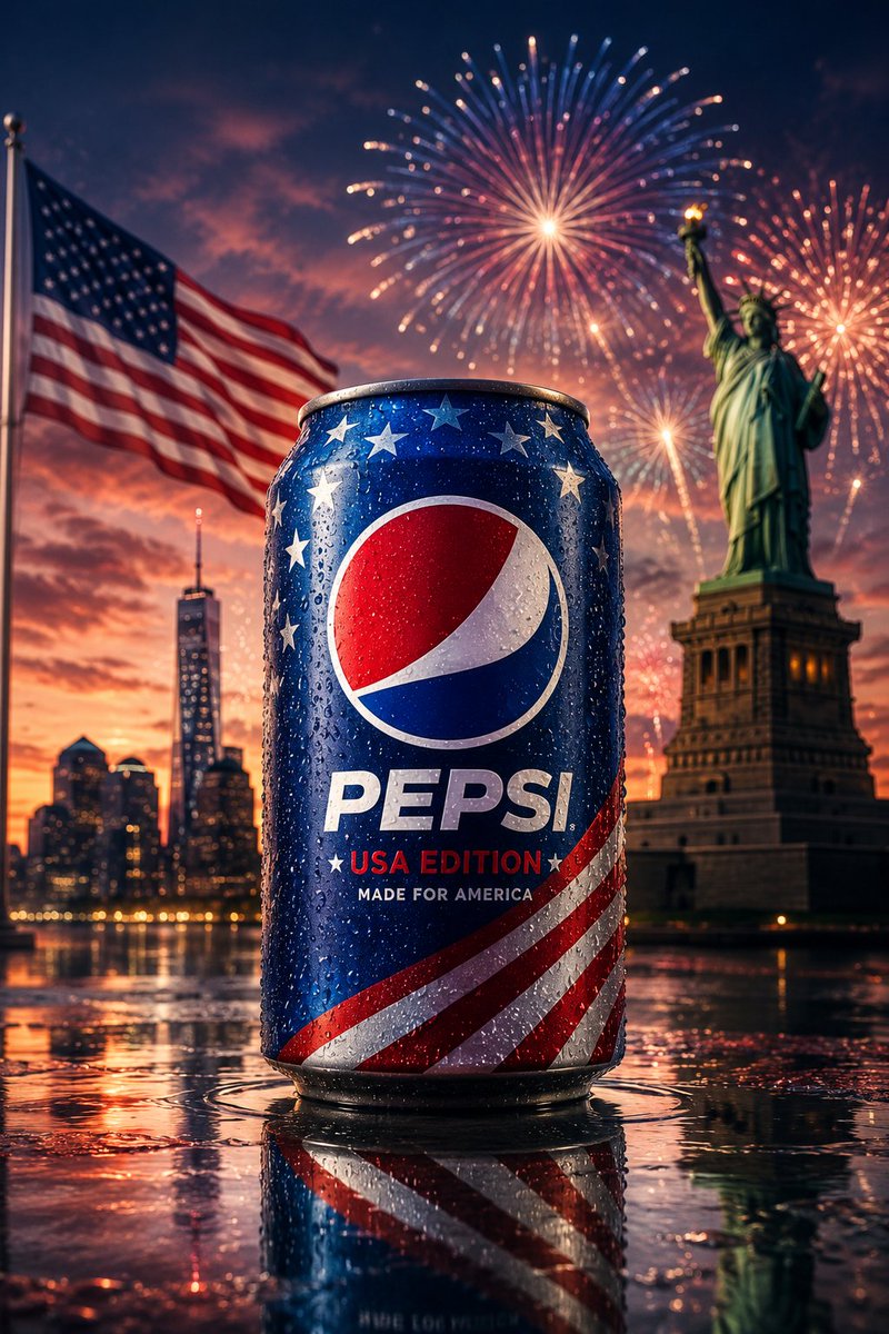 What if Pepsi redesigned its cans for differen — visual result shared by @auqibhabib
