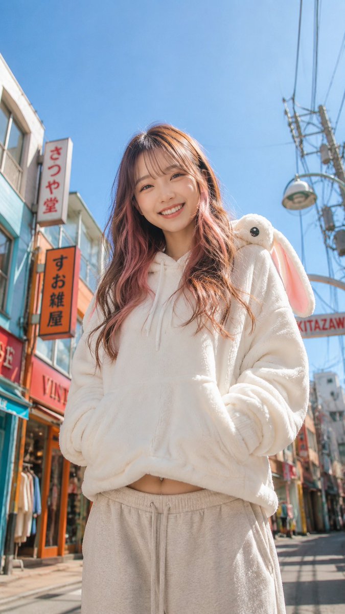 I can go the cute style route too😆😆 — visual result shared by @VIBEQUIRKLABS