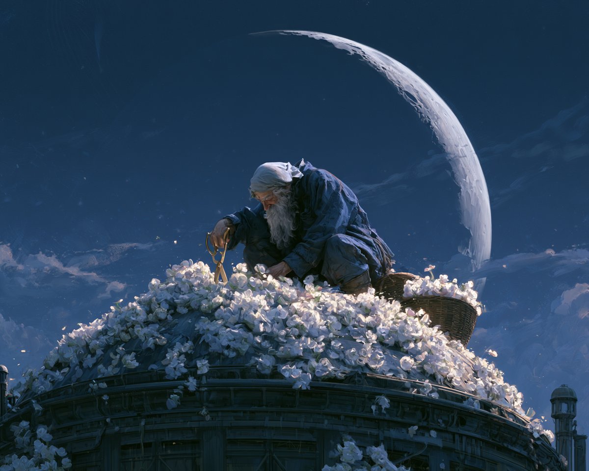 Fantasy does not always need a battle. — visual result shared by @tisch_eins