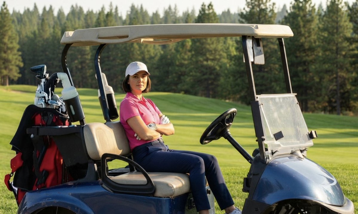 Ready to drive the golf course fairway — visual result shared by @Minahil42298354