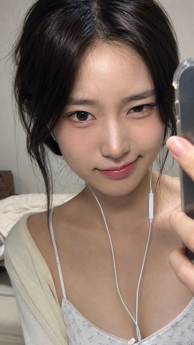 耳机里放着歌， — visual result shared by @chenlinspark