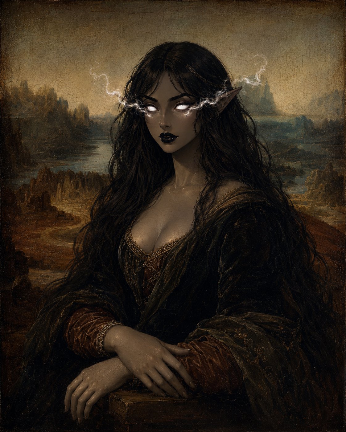 i hope you all like this Mona Lisa prompt this — visual result shared by @SonicElkOG