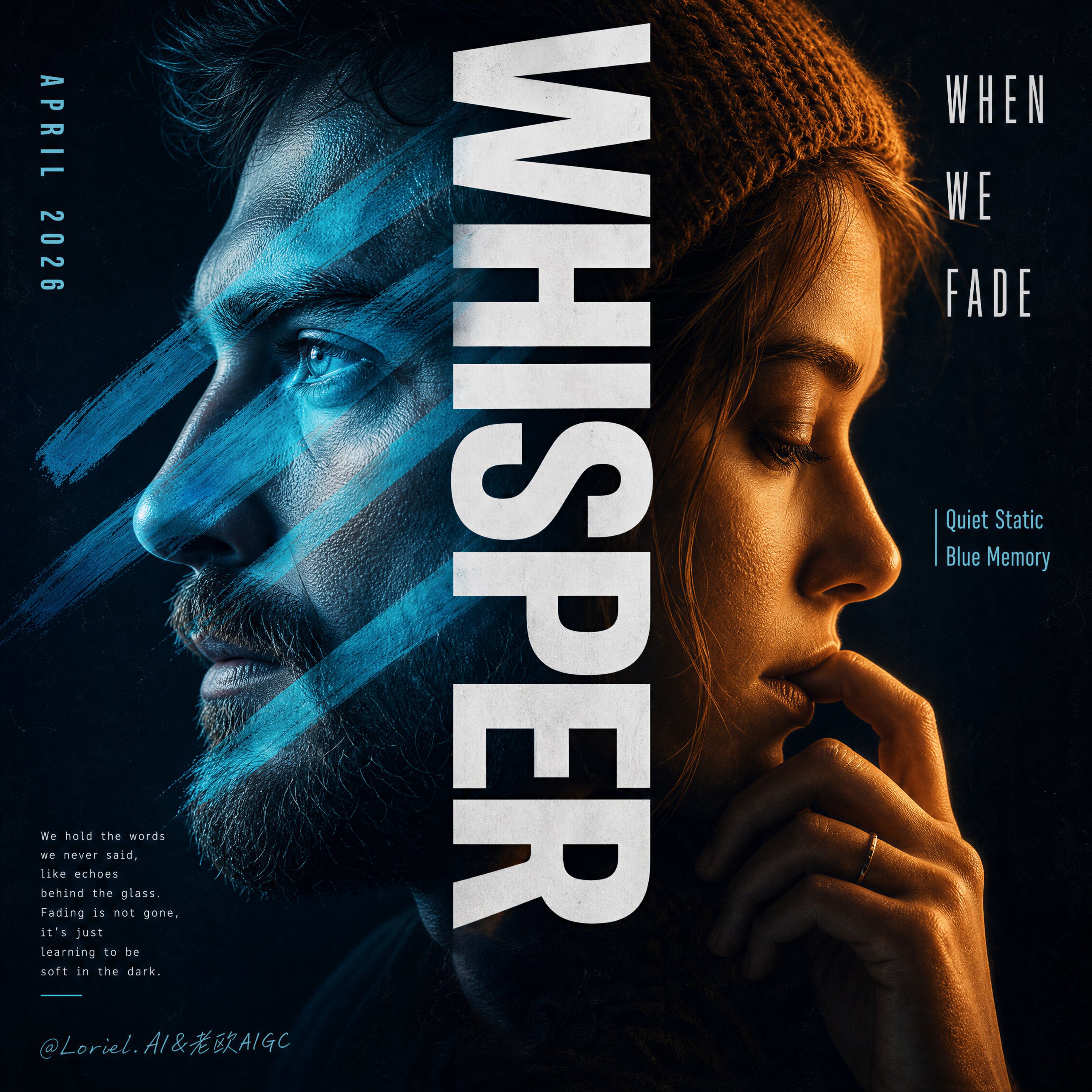 The poster works because the emotion is split — visual result shared by @ou_zhen599